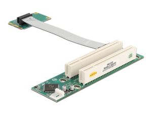 DELOCK Riser Card MiniPCIe -> 2x PCI 32bit Slots 13cm Kab