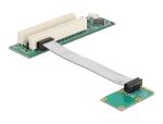 DELOCK Riser Card MiniPCIe -> 2x PCI 32bit Slots 13cm Kab