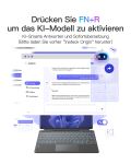 Inateck KB05114 QWERTZ Bluetooth Grau