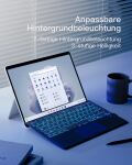 Inateck KB05114 QWERTZ Bluetooth Grau