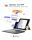 Inateck KB05114 QWERTZ Bluetooth Grau