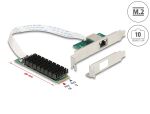 DELOCK Netzwerkkabel M.2 Key 10 Gigabit LAN Netzwerkkarte