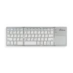 MediaRange MROS133 Tastatur Büro Bluetooth QWERTZ Silber