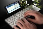 MediaRange MROS133 Tastatur Büro Bluetooth QWERTZ Silber