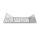 MediaRange MROS133 Tastatur Büro Bluetooth QWERTZ Silber