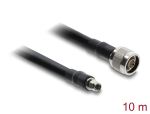 DELOCK HF Kabel N-> RP-SMA Stecker 10.00m low loss