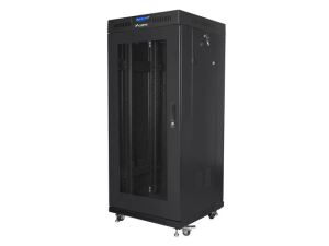 Lanberg FF01-6627-23BL Rack 27U Freistehendes Gestell Schwarz