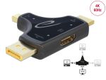 DELOCK 3 in 1 Monitoradapter HDMI/DisplayPort/mini DisplayP.