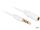 DeLOCK 3.5mm 2m Audio-Kabel Weiß