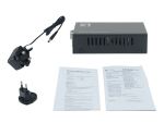 LevelOne Smart Gigabit RJ45-SFP Medienkonverter, kompatibel mit 19-Zoll-Rack-Montagegehäusen