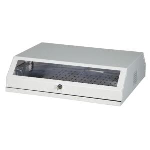 EFB Elektronik 691703V Rack 8U Wandmontiertes Regal Lichtgrau