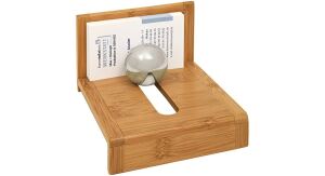 Wedo 61 1407 Visitenkartenhalter Bambus Holz