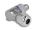 DeLOCK M12 Steckverbinder A-kodiert 4 Pin Stecker zur Montage mit Schraubanschluss 90° gewinkelt Metall
