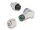 DeLOCK M12 Steckverbinder A-kodiert 4 Pin Stecker zur Montage mit Schraubanschluss 90° gewinkelt Metall