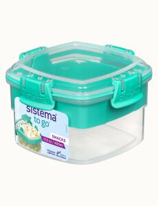 Sistema 21320 Lebensmittelaufbewahrungsbehälter Quadratisch Container 0,4 l Transparent 1 Stück(e)