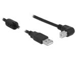 DeLOCK 3m, USB 2.0-A - USB 2.0-B USB Kabel USB A USB B 0,48 Gbit/s Schwarz