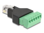 DELOCK RJ12 Stecker > Terminalblock Adapter 6 Pin 2-teilig