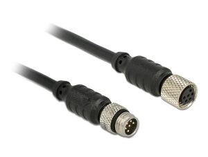 DELOCK M8 Sensor-Aktorverlängerungskabel 6 Pin Stecker