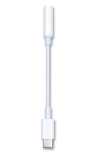 2GO 797008 Audio-Kabel 0,2 m 3.5mm USB Typ-C Weiß