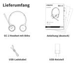 GEQUDIO GC-2 DECTHeadset für FritzBox,mit BT für PC/Handy