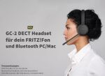 GEQUDIO GC-2 DECTHeadset für FritzBox,mit BT...