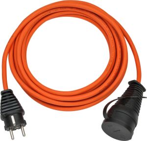 Brennenstuhl 1169960 Verlängerungskabel 5 m Draußen Schwarz, Orange