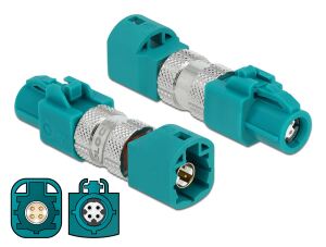 DELOCK Adapter HSD Z Buchse zu HSD Z Stecker