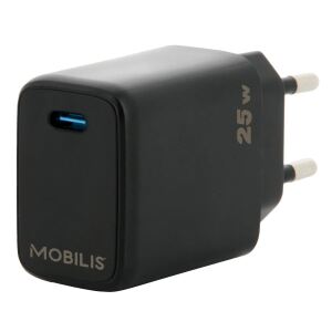 Mobilis 001380 Ladegerät für Mobilgeräte Universal Schwarz AC Schnellladung Drinnen