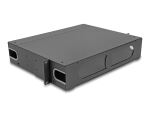 DELOCK 19" LWL Patchpanel mit Sichtfenster 2 HE...