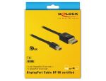 DeLOCK 84927 DisplayPort-Kabel 1 m Mini DisplayPort Schwarz