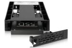 Icy Dock MB882SP-1S-3B Hard Drive Backplane 8,89 cm (3.5") Carrier Panel Schwarz