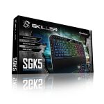 Sharkoon Skiller SGK5 Tastatur Gaming USB QWERTZ Deutsch Schwarz