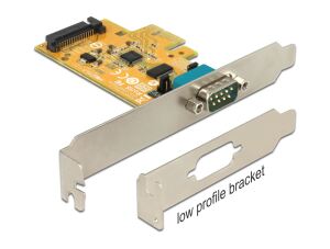 Delock PCI Express 1x Seriell mt Spannungsversorgung ESD