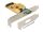 Delock PCI Express 1x Seriell mt Spannungsversorgung ESD