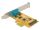 Delock PCI Express 1x Seriell mt Spannungsversorgung ESD