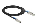 DeLOCK 2m, Mini SAS HD SFF-8644 - Mini SAS SFF-8088 Schwarz