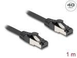 DELOCK RJ45 Netzwerkkabel Cat.8.1 S/FTP 1m-40Gbps schwarz