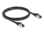 DELOCK RJ45 Netzwerkkabel Cat.8.1 S/FTP 1m-40Gbps schwarz