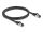 DELOCK RJ45 Netzwerkkabel Cat.8.1 S/FTP 1m-40Gbps schwarz