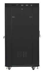 Lanberg FF01-6827-23BL Rack 27U Freistehendes Gestell Schwarz