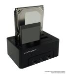 LC-Power LC-DOCK-U3-HUB Speicherlaufwerk-Docking-Station USB 3.2 Gen 1 (3.1 Gen 1) Type-B Schwarz