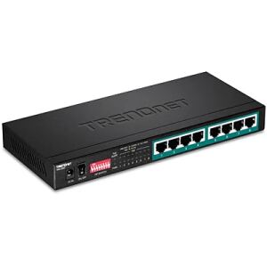 Trendnet TPE-LG80 Netzwerk-Switch Unmanaged Gigabit Ethernet (10/100/1000) Power over Ethernet (PoE) Schwarz