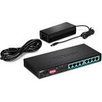 Trendnet TPE-LG80 Netzwerk-Switch Unmanaged Gigabit Ethernet (10/100/1000) Power over Ethernet (PoE) Schwarz