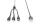 Digitus 3-in-1 USB-Ladekabel, 1m