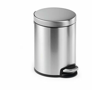Durable Treteimer Edelstahl 5L rund