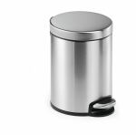 Durable Treteimer Edelstahl 5L rund