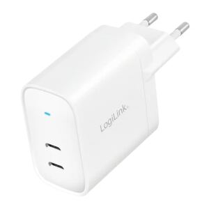 LogiLink PA0282 Ladegerät für Mobilgeräte Handy, Tablets Weiß AC Schnellladung Drinnen