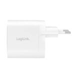 LogiLink PA0282 Ladegerät für Mobilgeräte Handy, Tablets Weiß AC Schnellladung Drinnen