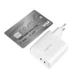 LogiLink PA0282 Ladegerät für Mobilgeräte Handy, Tablets Weiß AC Schnellladung Drinnen