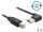 DELOCK Easy USB Kabel A 90 -> B StSt 2.00m schwarz
